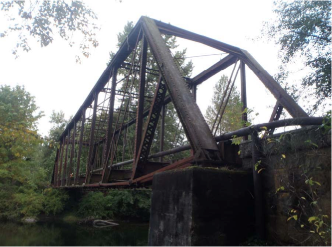 Picture of the Chemainus River Bridge from the Phase 2 Document of the 2012 Bridge Assessment 
